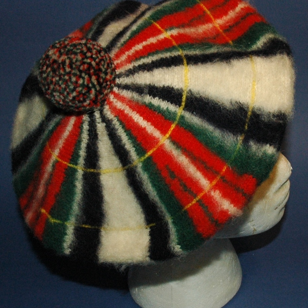 Stewart (PreWar) Tartan Plaid Wool Tam